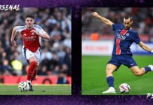 Arsenal vs Paris Saint-Germain